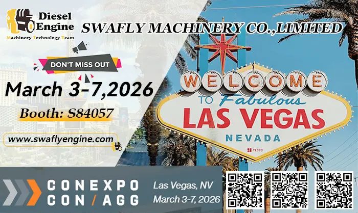 Zaproszenie do SWAFLY MACHINERY na CONEXPO-CON/AGG 2026 (Las Vegas)